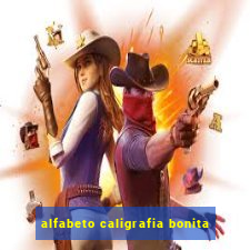 alfabeto caligrafia bonita